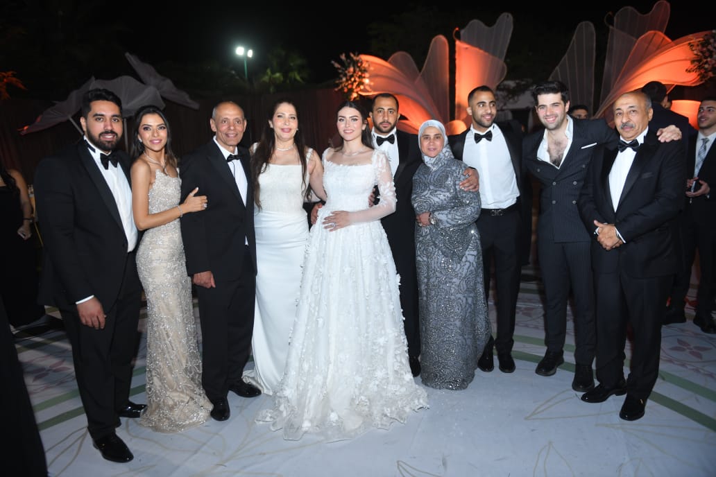 كل النجوم الفن في حفل زفاف نور إمام ابنه شقيق عادل إمام