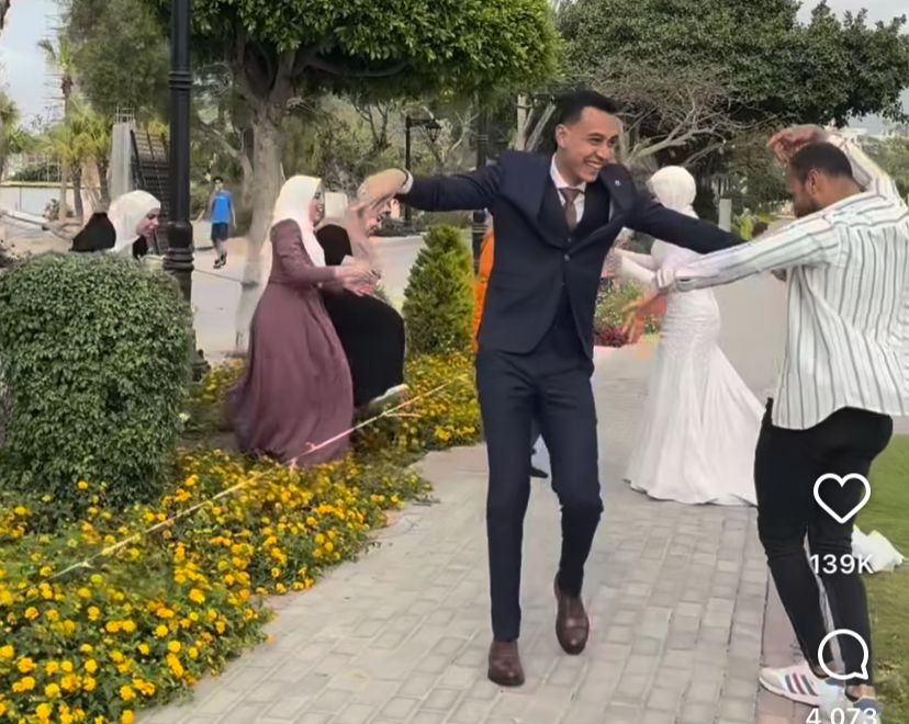 فيديو عروسين يتصدر التريند&nbsp;