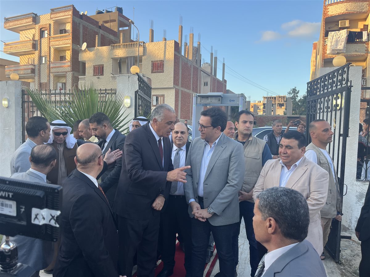 هنو يفتتح بيت ثقافة المساعيد في العريش&nbsp;