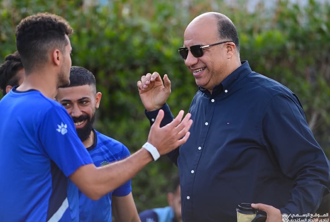 مصيلحي يؤازر الفريق قبل مباراة زد بالدوري الممتاز&nbsp;