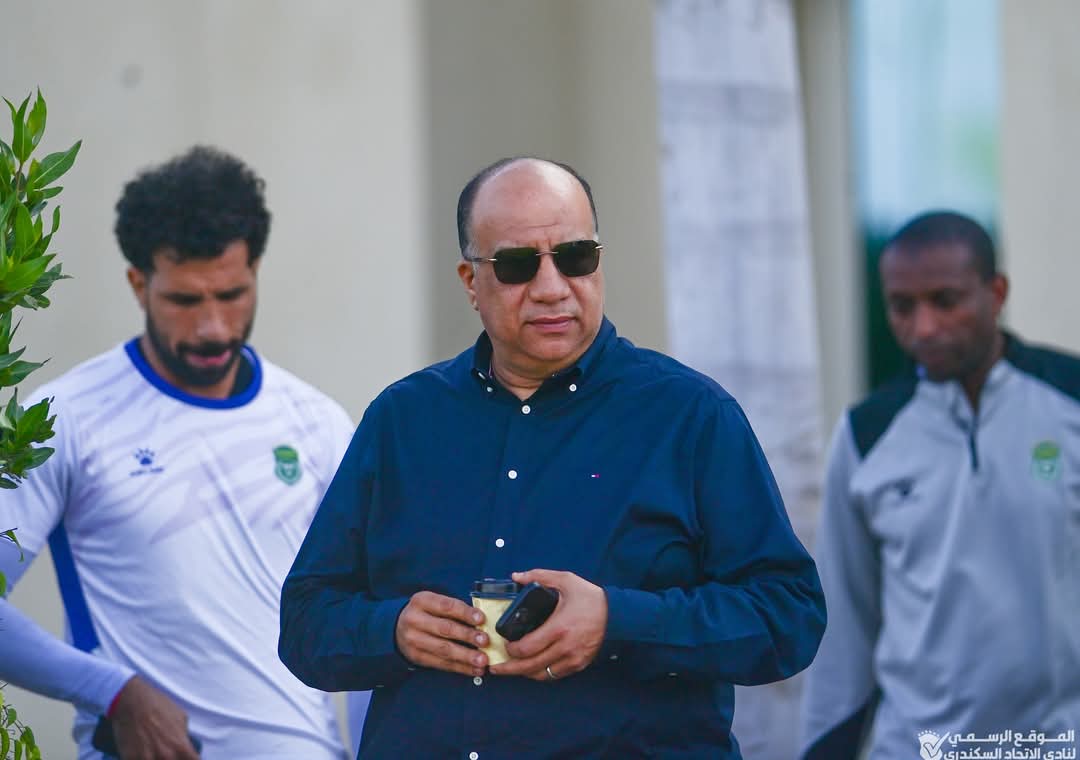 مصيلحي يؤازر الفريق قبل مباراة زد بالدوري الممتاز&nbsp;