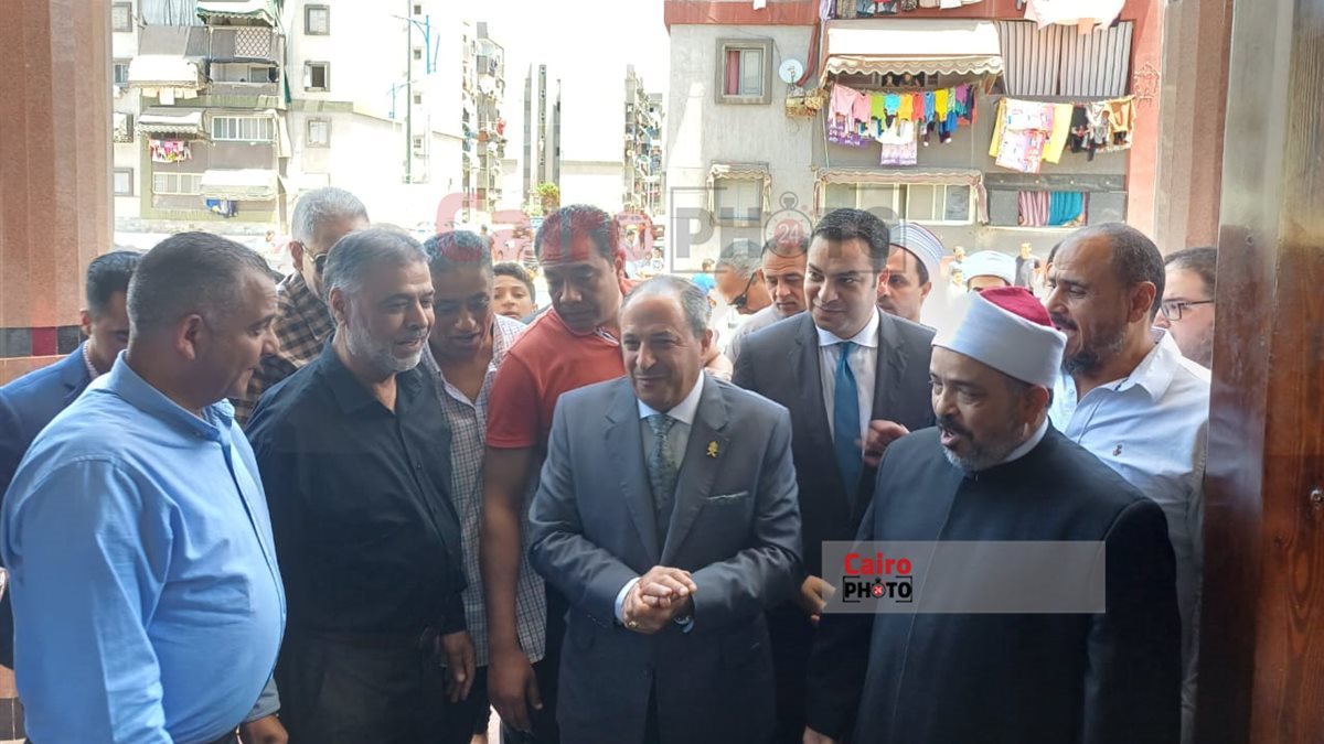افتتاح مسجد ببورسعيد - قص