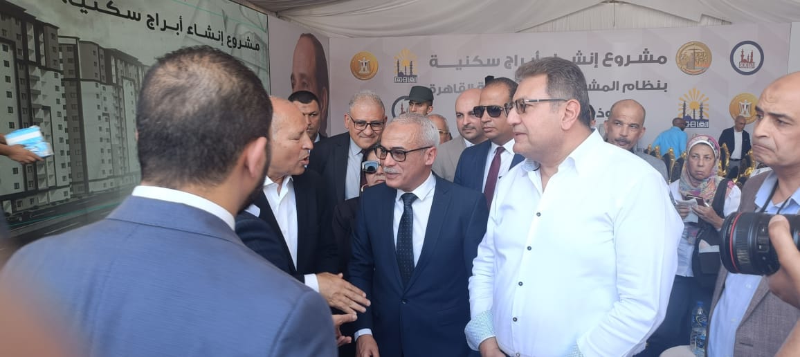 محافظ القاهرة يتابع أعمال إنشاء الأبراج السكنية بمدينة الأمل&nbsp;