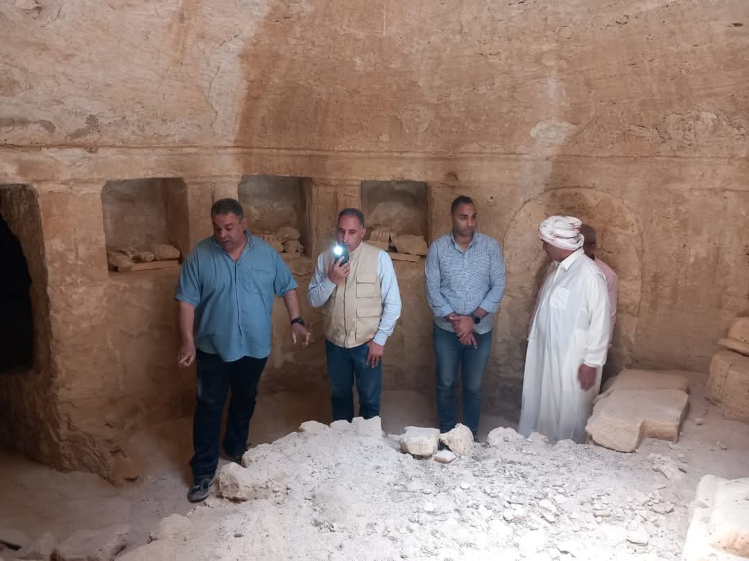جانب من الجولة الأثرية&nbsp;