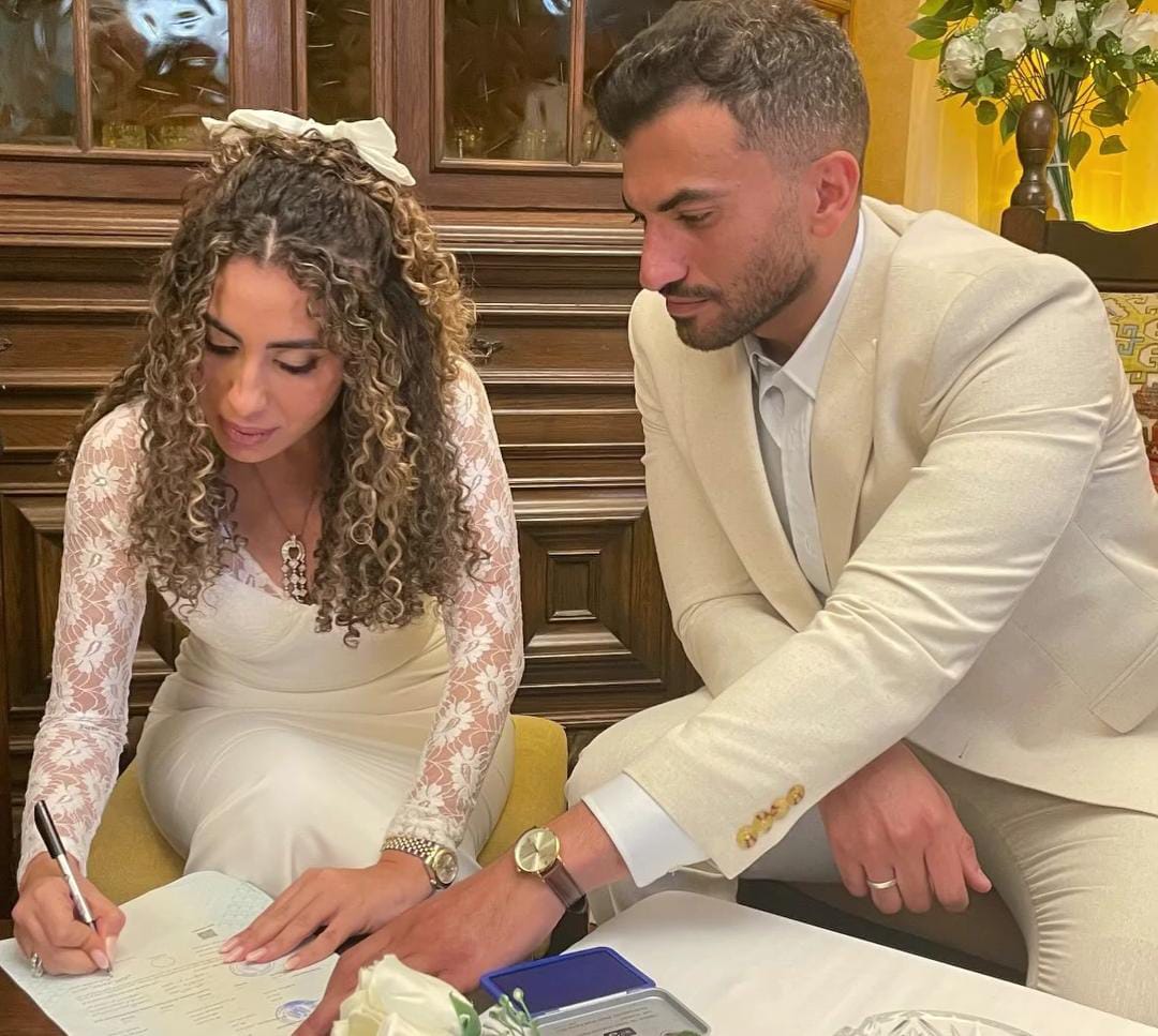 الشاعرة الغنائية منة عدلي القيعي تحتفل بقعد قرانها على يوسف حشيش