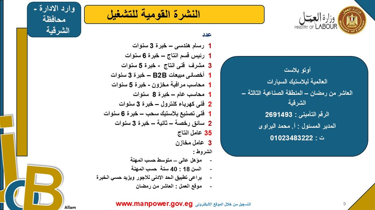 وظائف