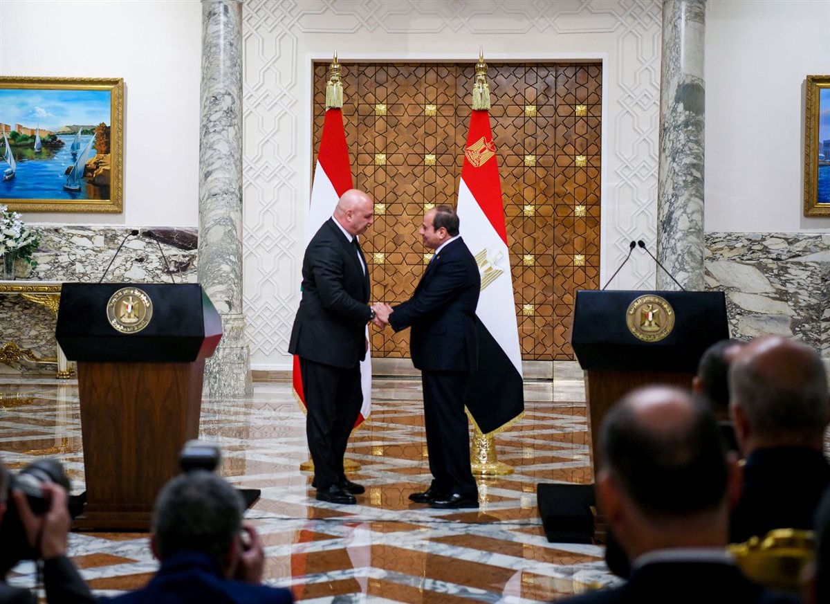 السيسي يستقبل اليوم الرئيس اللبناني جوزاف عون&nbsp;
