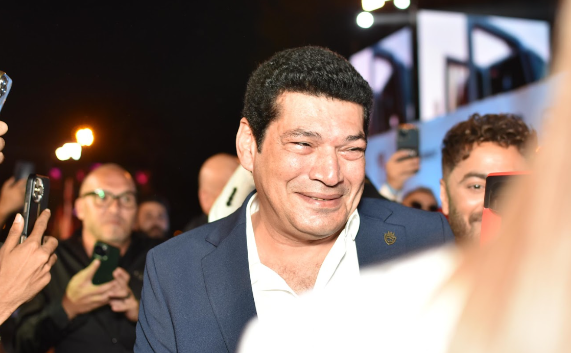لقطات من العرض الخاص لفيلم ريستارت بطولة تامر حسني&nbsp;