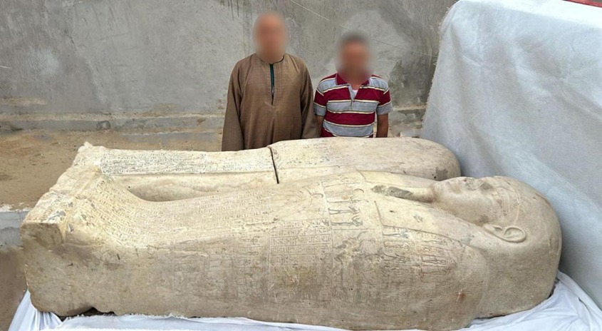 المتهمين والتابوت المضبوط&nbsp;