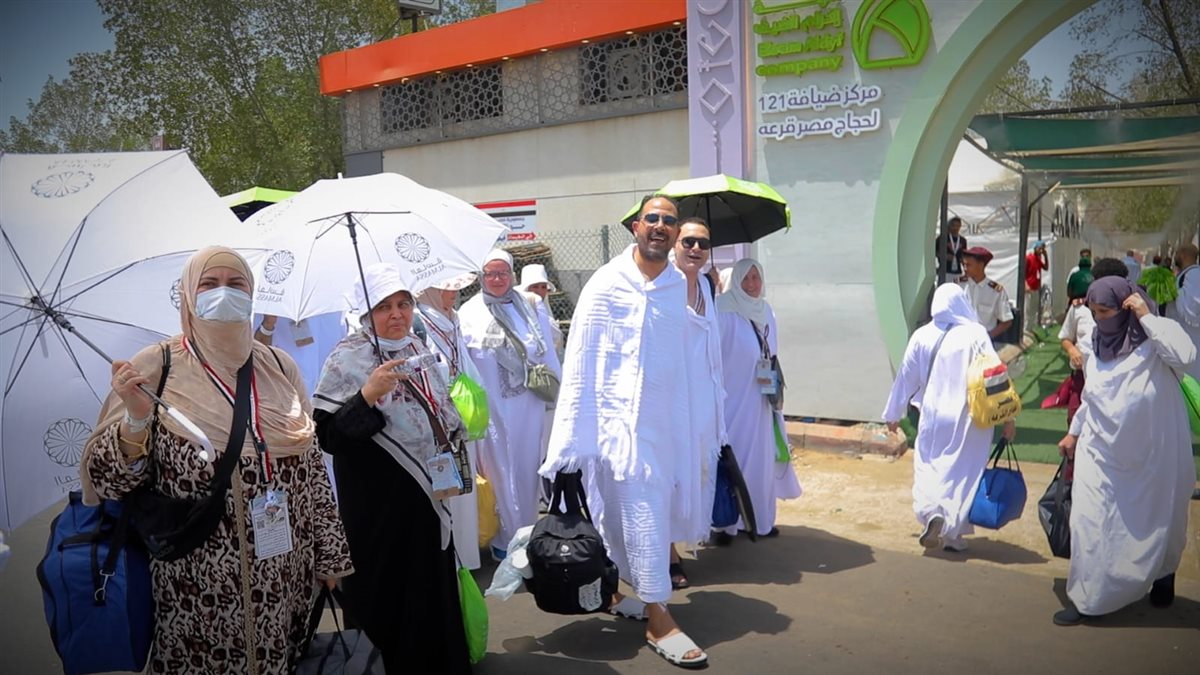 &nbsp;حجاج القرعة الى صعيد عرفات