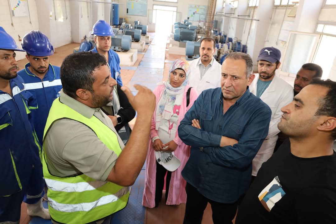 رئيس مياه الغربية يتابع محطة مياه كفر الزيات&nbsp;