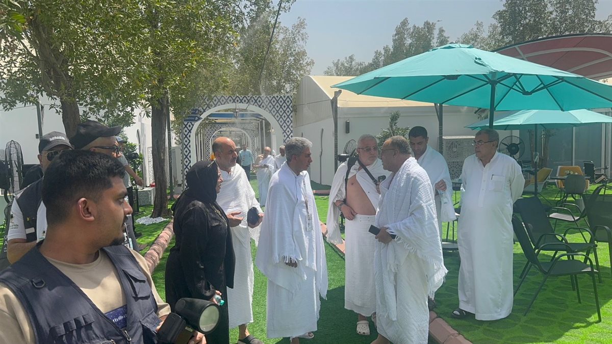 جولة وزير السياحة لتفقد المخيمات&nbsp;