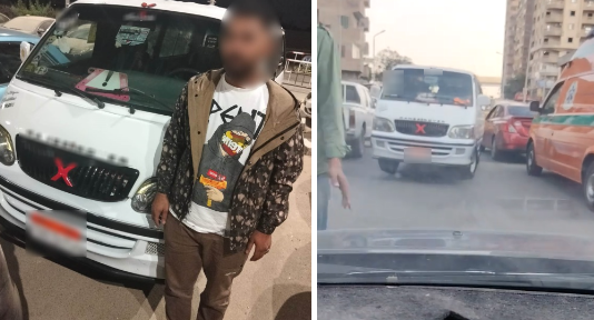المتهم والسيارة المضبوطة&nbsp;