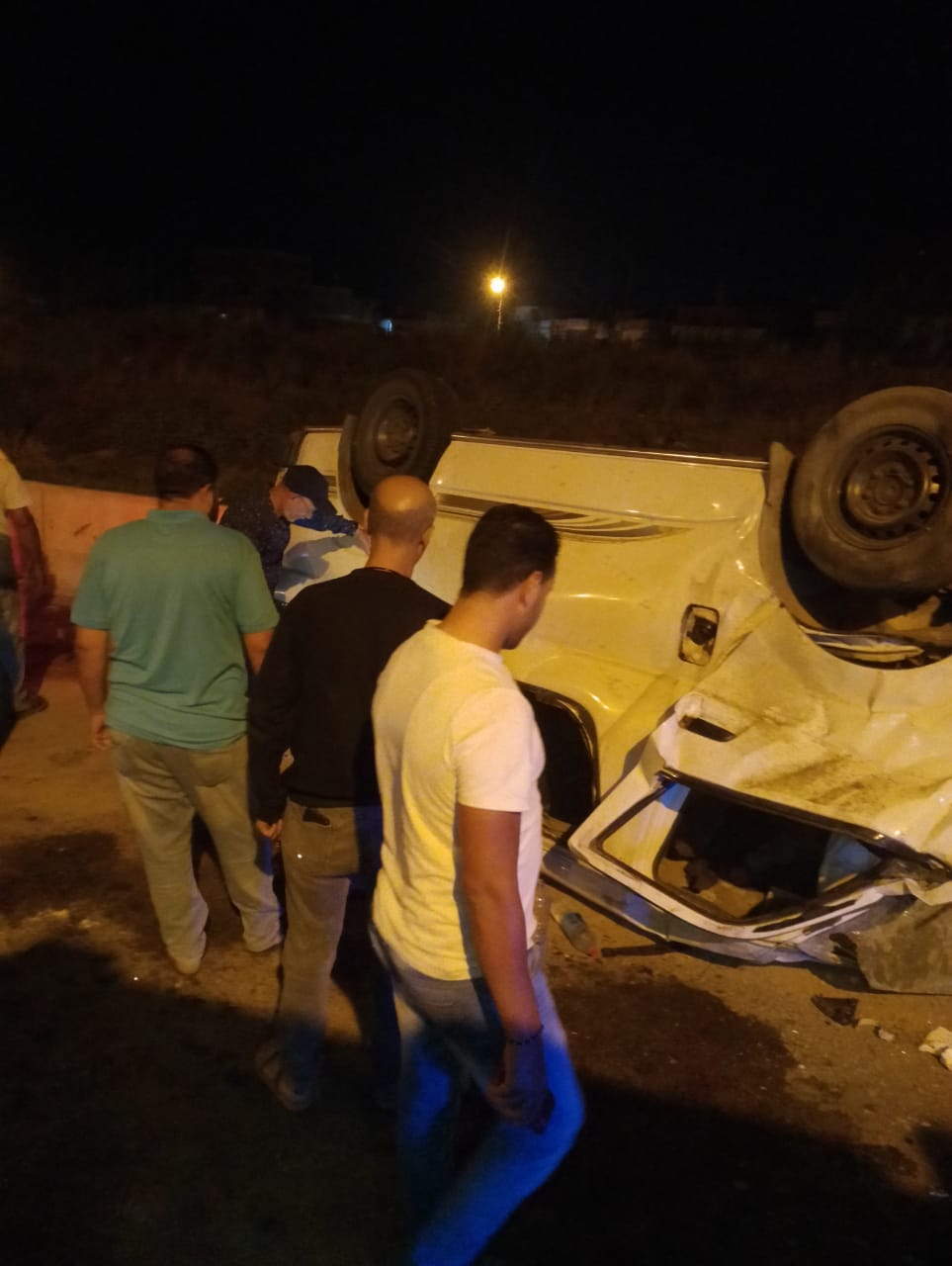 حادث تصادم بالطريق الزراعي بالبحيرة&nbsp;