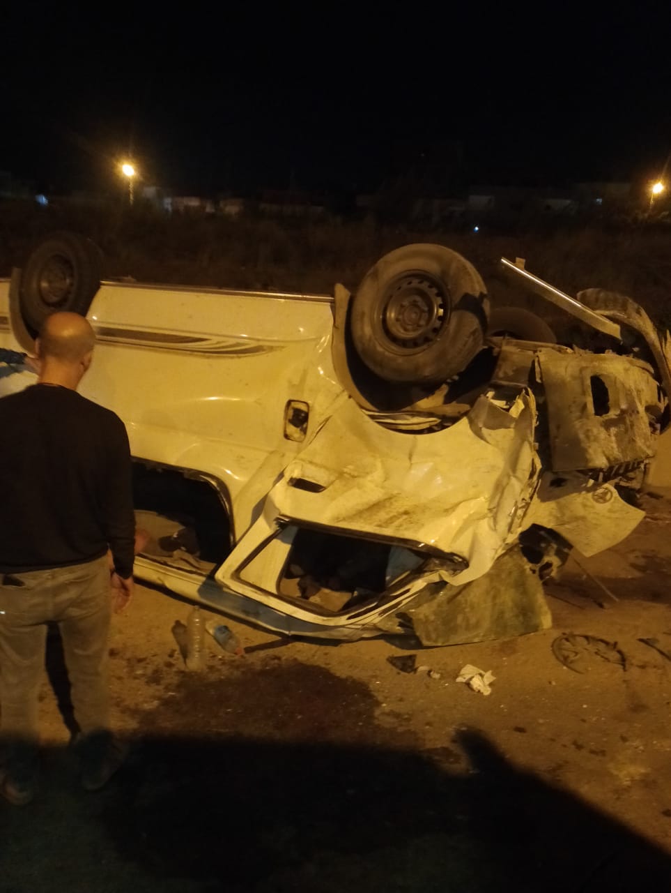 حادث تصادم بالطريق الزراعي بالبحيرة&nbsp;