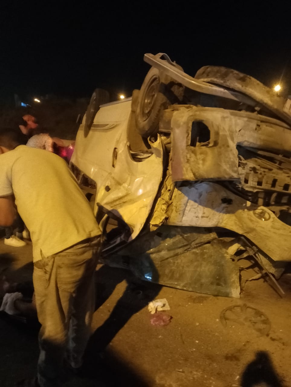 حادث تصادم بالطريق الزراعي بالبحيرة&nbsp;
