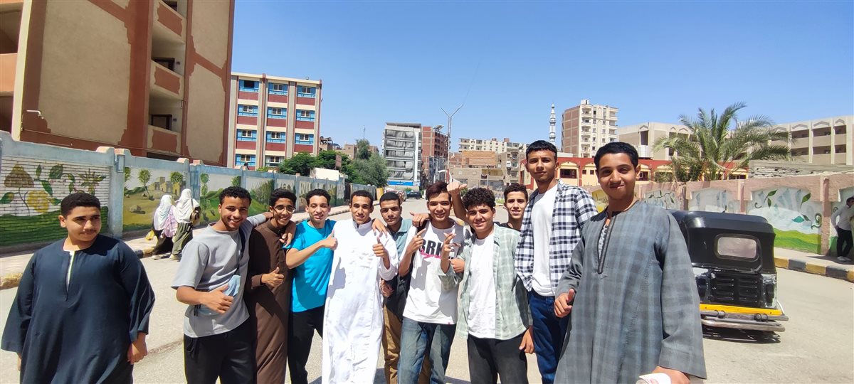 طلاب الثانوية الأزهرية بسوهاج&nbsp;