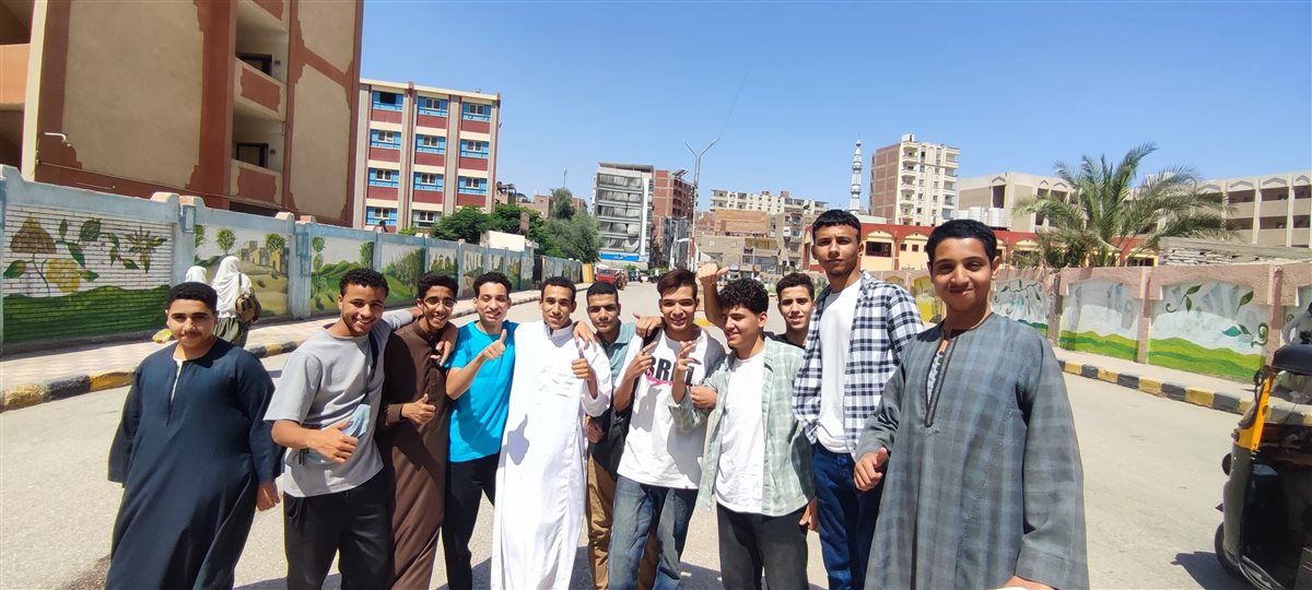 طلاب الثانوية الأزهرية بسوهاج&nbsp;
