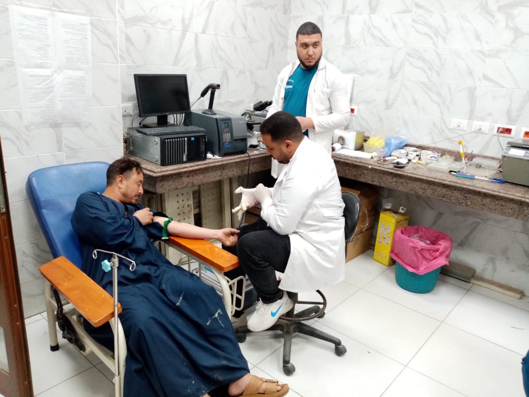 التبرع بالدم في سوهاج