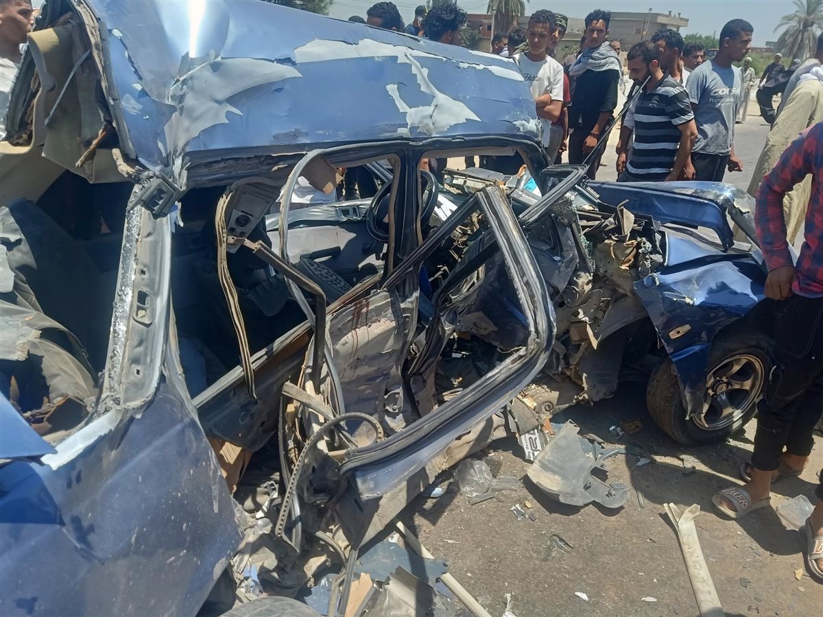 حادث تصادم بطريق أبو المطامير بالبحيرة&nbsp;