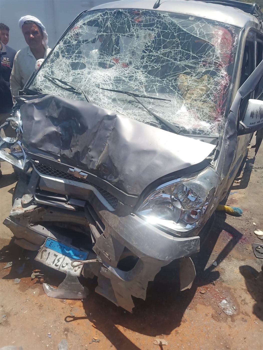 حادث تصادم بطريق أبو المطامير بالبحيرة&nbsp;