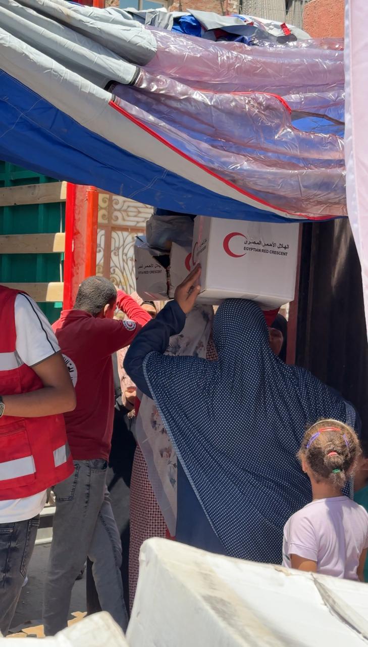 &nbsp;الهلال الأحمر يُطلق قافلة شاملة إلى قرية كفر السنابسة بالمنوفية&nbsp;