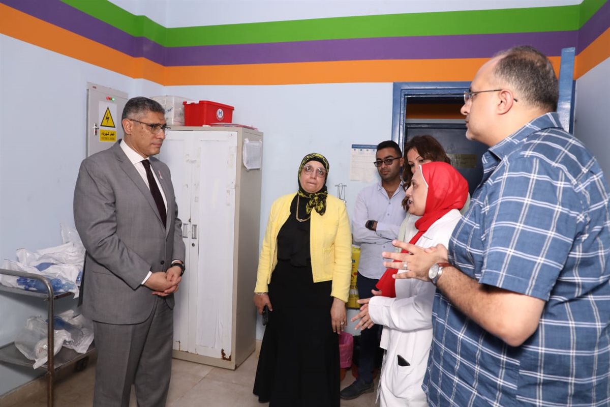 محافظ الجيزة يتابع نسب تنفيذ التطويرات بمستشفي الشيخ زايد&nbsp;