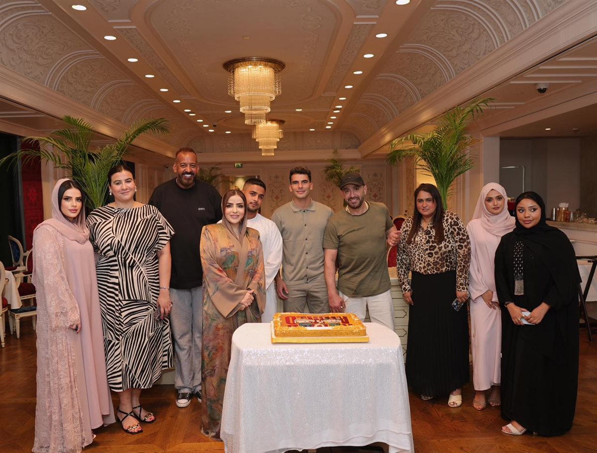 زيزو والسقا في &nbsp;فندق Palazzo Versace Dubai بالعاصمة الإماراتية دبي