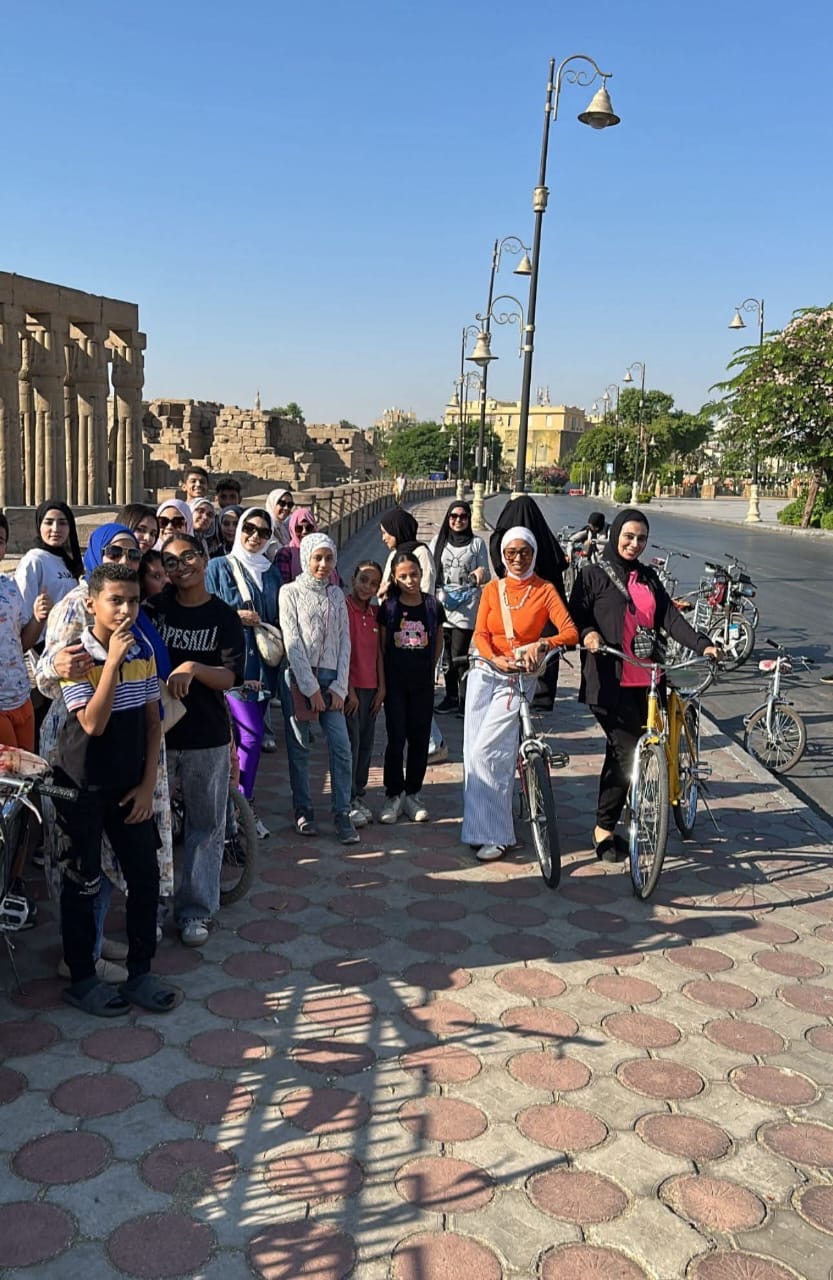 فتيات الأقصر بالدراجات في شوارعها&nbsp;