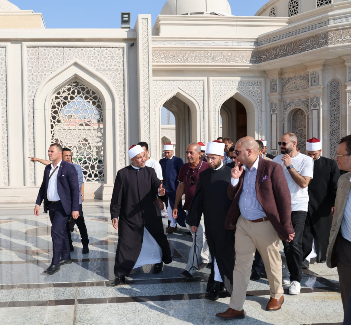 وزير الأوقاف يتفقد مسجد العلي العظيم بالقاهرة