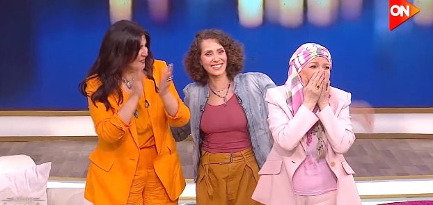 مشيرة إسماعيل وابنتها في ضيافة منى الشاذلي&nbsp;
