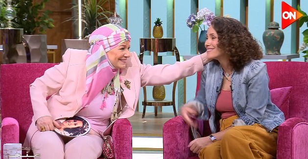 مشيرة إسماعيل وابنتها في ضيافة منى الشاذلي&nbsp;