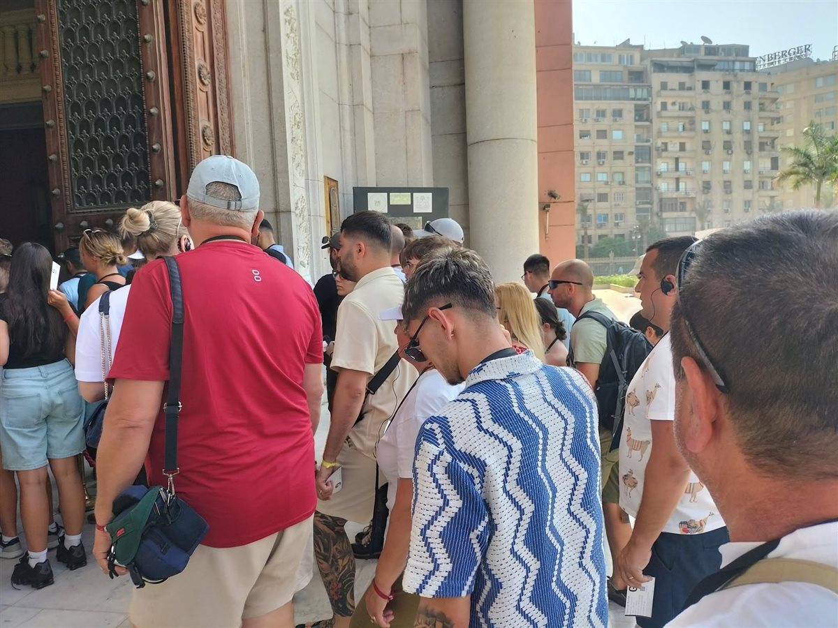 &nbsp;المتحف المصري بالتحرير يستقبل الزائرين من أنحاء العالم