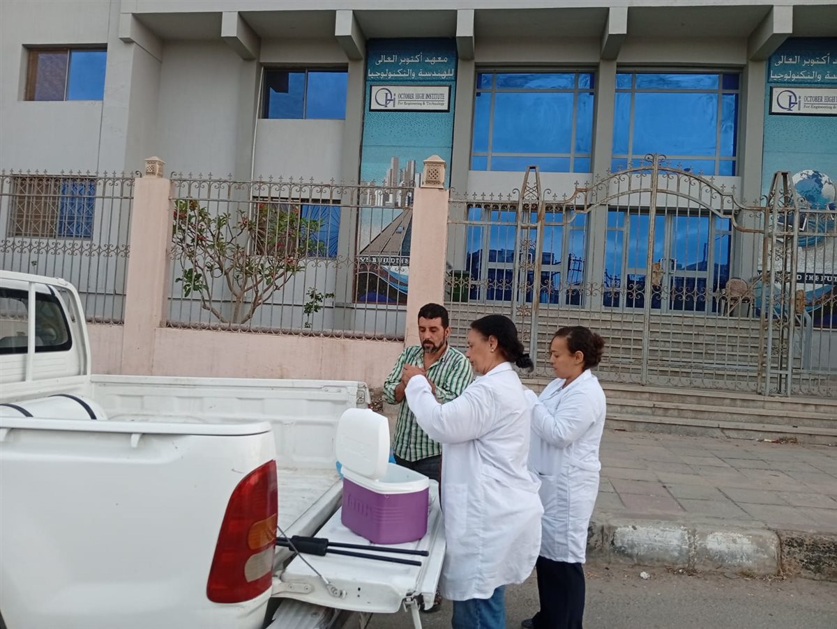 تطعيم وتحصين 260 كلب ضال &nbsp;في بعض المناطق بمحافظ الجيزة&nbsp;