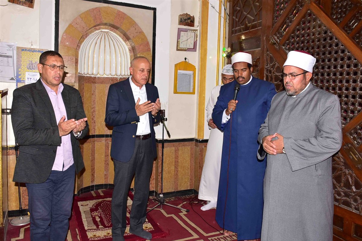 محافظ الأقصر وتطوير مسجد احمد النجم&nbsp;
