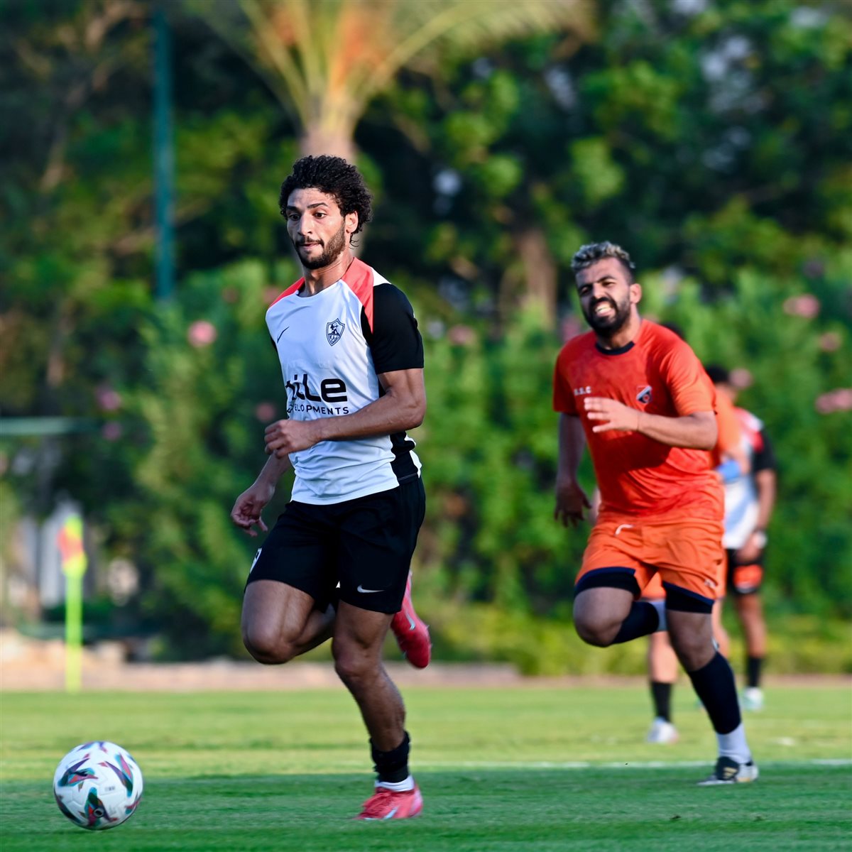 <strong>صور من مباراة الزمالك والشمس الودية&nbsp;</strong>