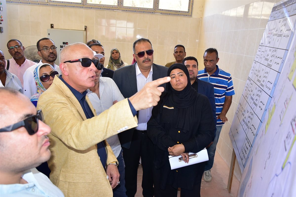 محافظ الأقصر يتفقد مشروعات بالطود&nbsp;