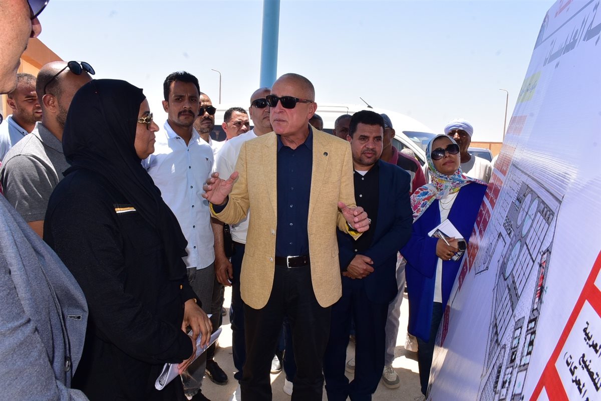 محافظ الأقصر يتفقد مشروعات بالطود&nbsp;