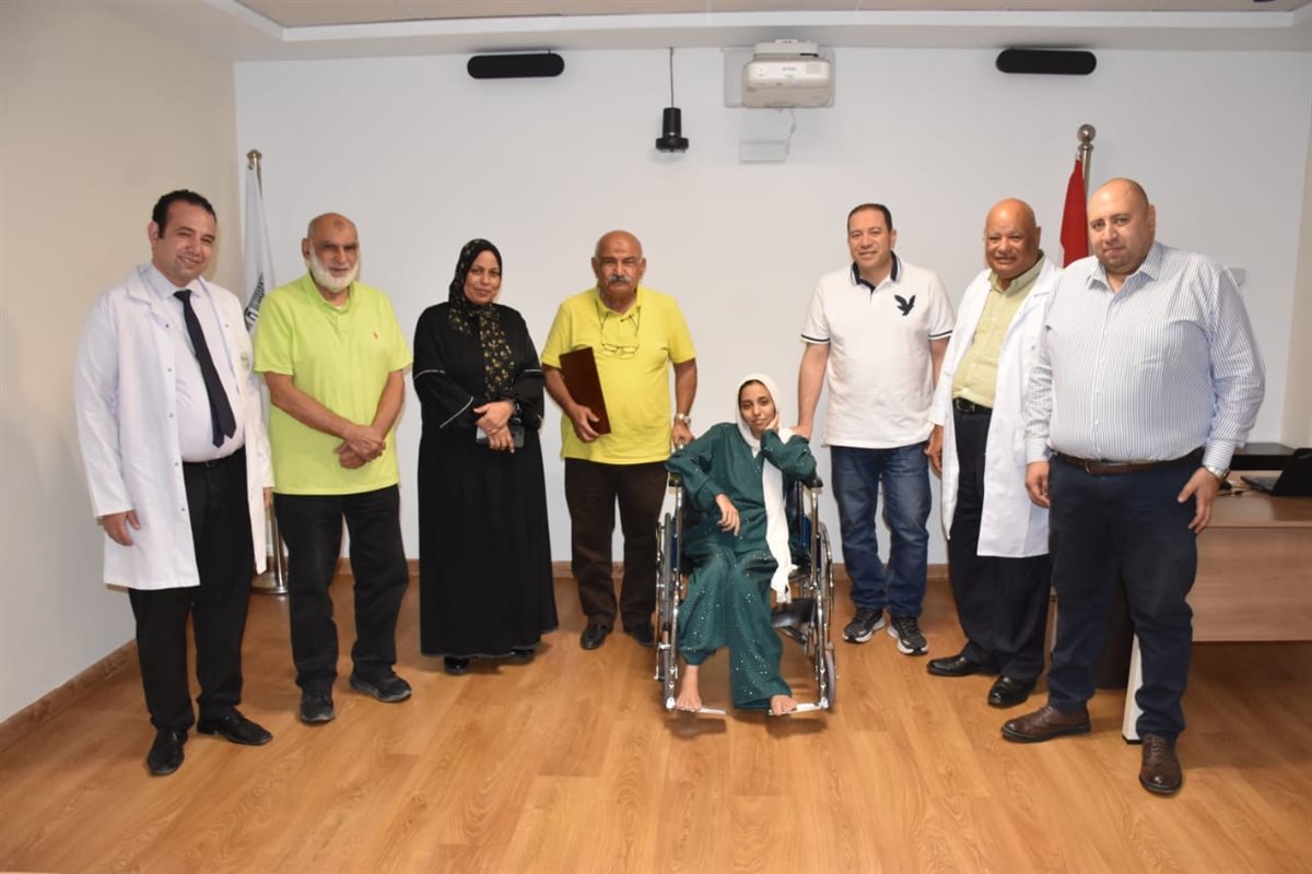 طالبة تقهر الالم &nbsp;وتتفوق في الثانوية العامة
