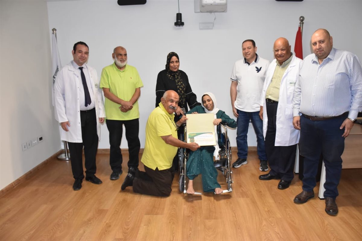 طالبة تقهر الالم &nbsp;وتتفوق في الثانوية العامة