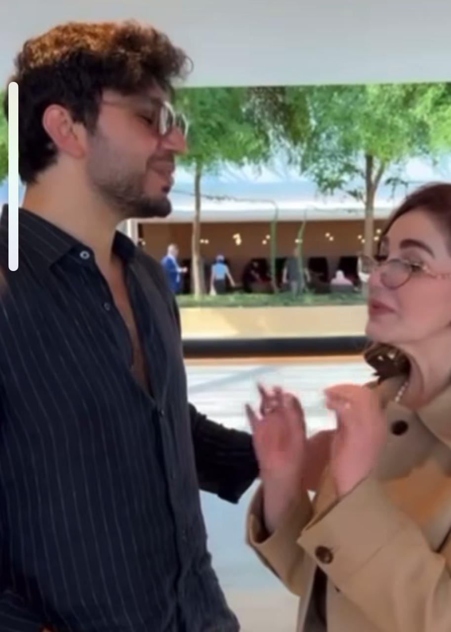 ميادة الحناوي بعد غياب &nbsp;رفقة نجل فضل شاكر
