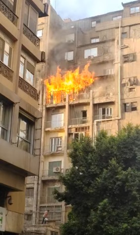 حريق شقة سكنية&nbsp;