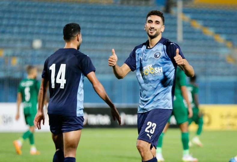 المغربي وليد الكرتي لاعب فريق بيراميدز