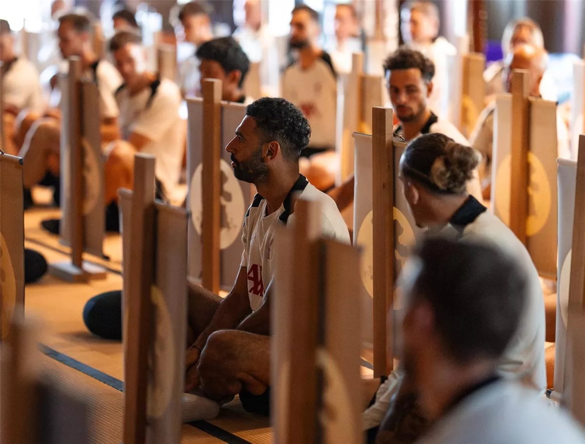 صور محمد صلاح أثناء زيارة معبد إيكوين
