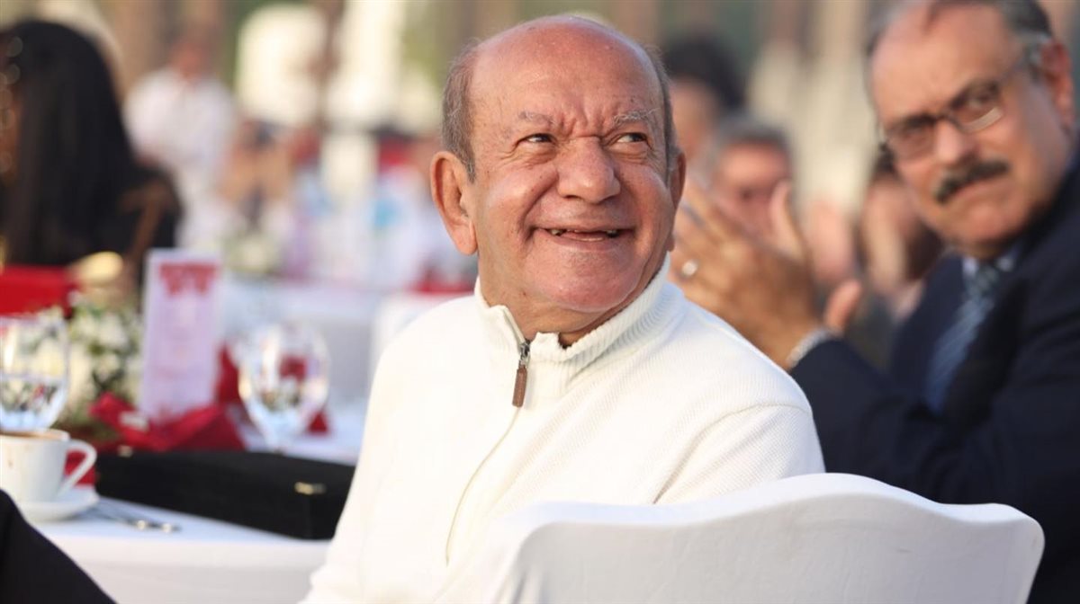 الفنان لطفي لبيب قبل وفاته&nbsp;