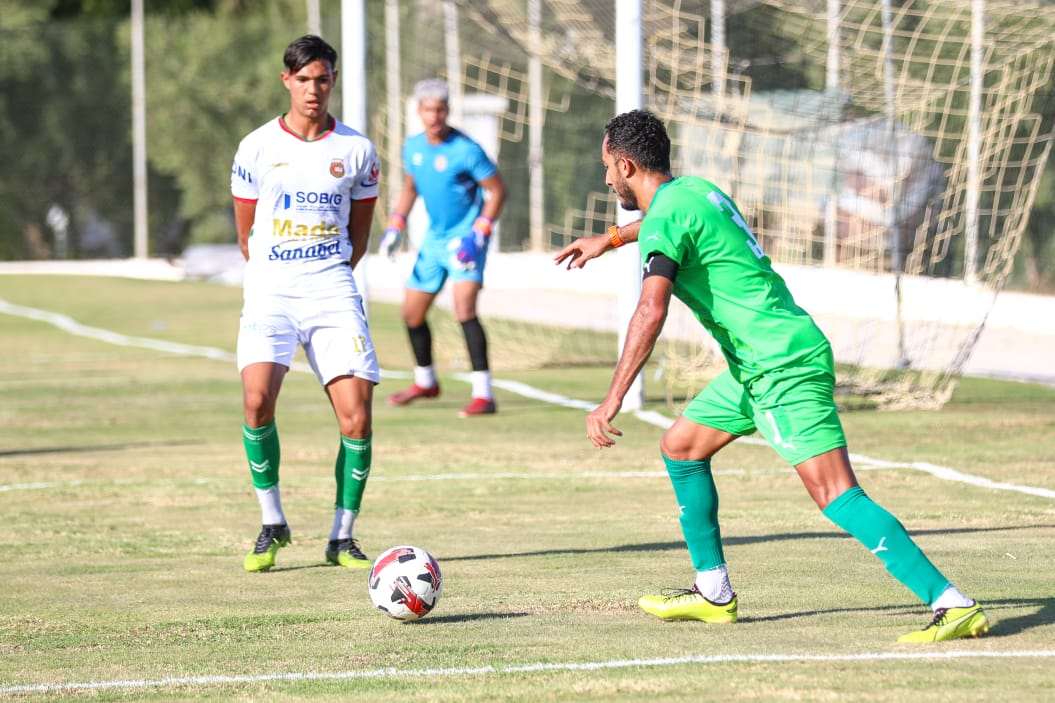 <strong>المصري يفوز على هلال مساكن بثلاثية نظيفة&nbsp;</strong>