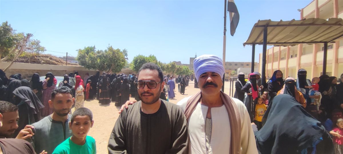 &nbsp;توافد كبير للناخبين في قرية أولاد سالم بمركز دار السلام بسوهاج&nbsp;