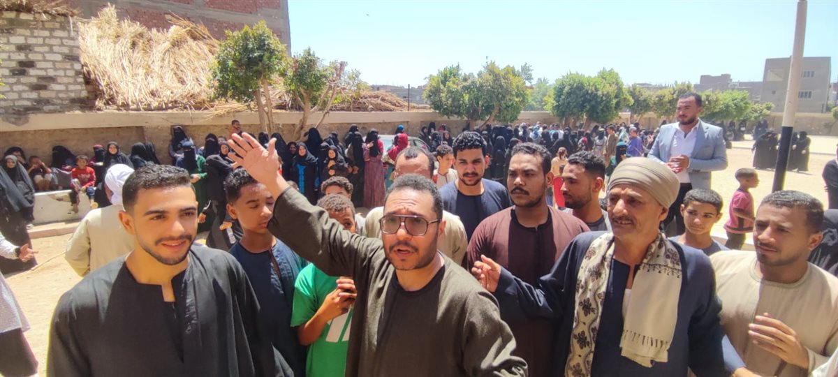 &nbsp;توافد كبير للناخبين في قرية أولاد سالم بمركز دار السلام بسوهاج&nbsp;