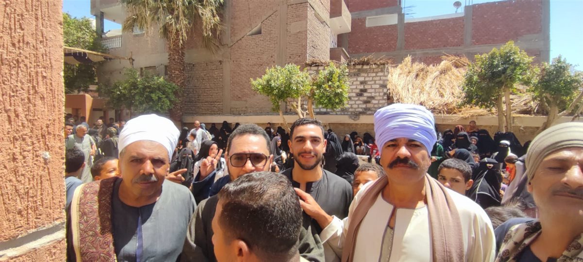 &nbsp;توافد كبير للناخبين في قرية أولاد سالم بمركز دار السلام بسوهاج&nbsp;