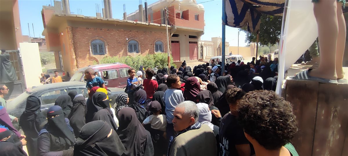 &nbsp;توافد كبير للناخبين في قرية أولاد سالم بمركز دار السلام بسوهاج&nbsp;